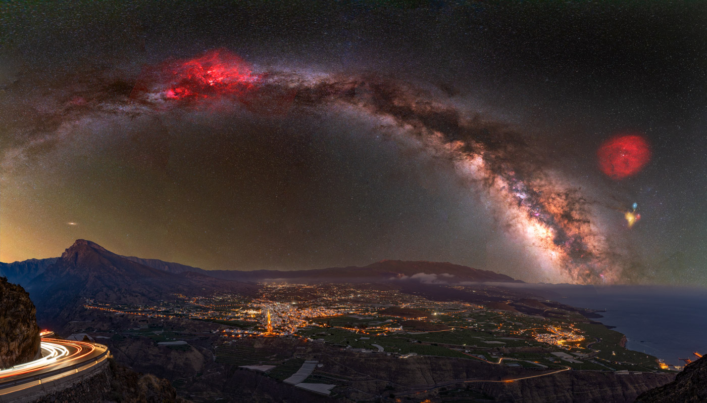 Milchstraße und Astrolandschaft